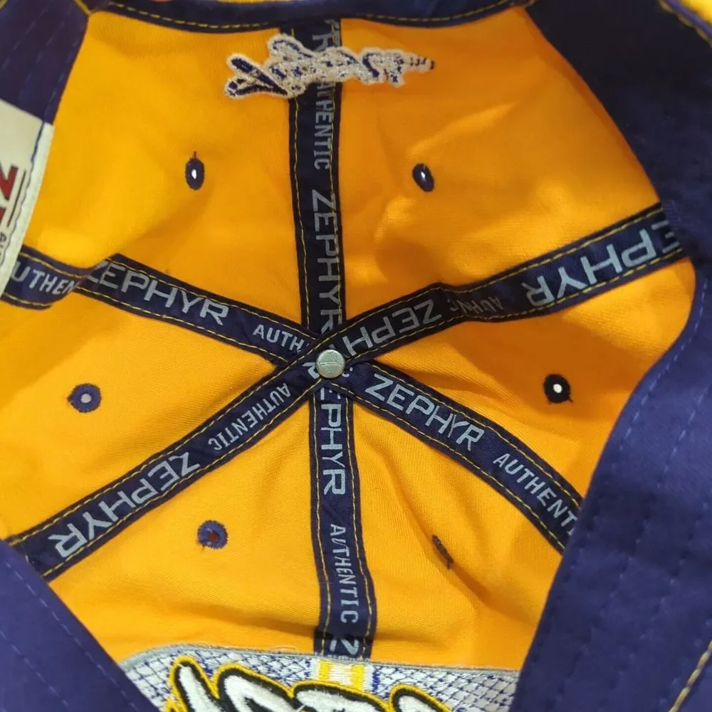 Zephyr LSU Tigers Yellow And Purple Baseball‎ Hat Adjustable Closure